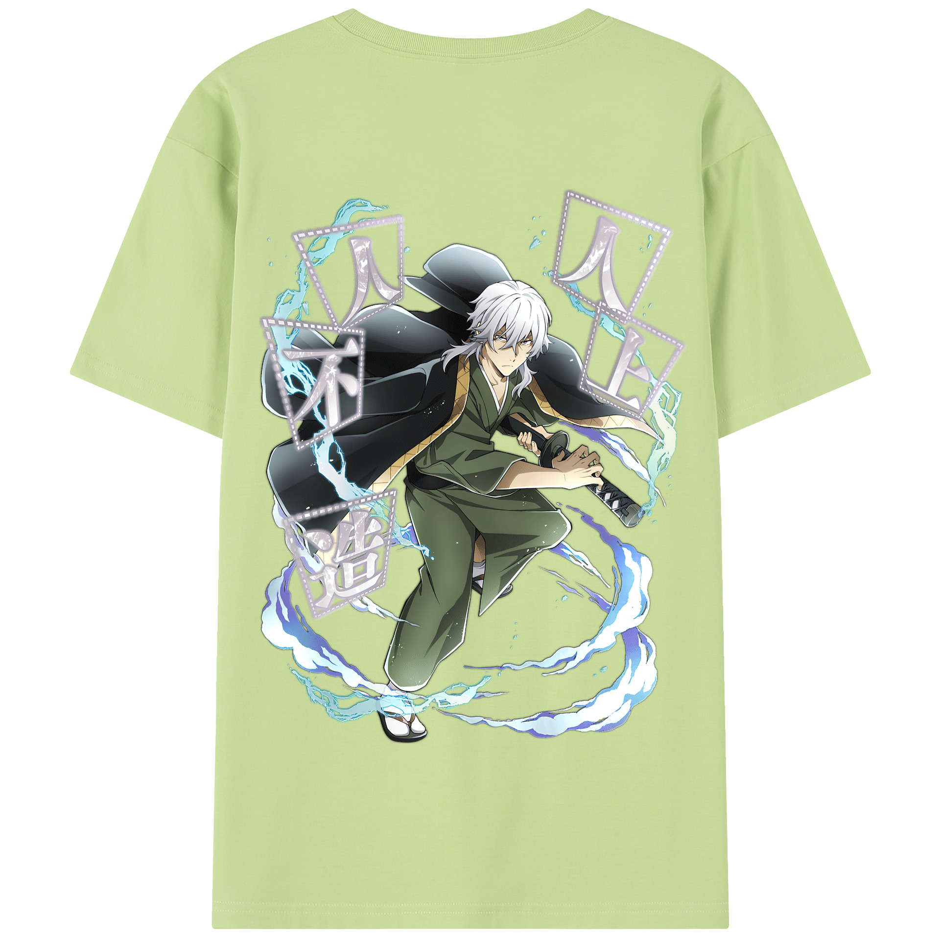 （画像用） 文豪ストレイドッグス Bungo Stray Dogs 綿100％半袖Tシャツ（背面プリント）